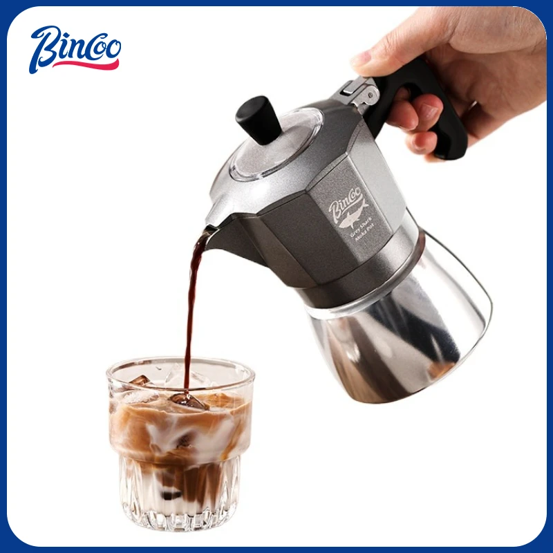 Quality Coffee Equipment - بينكو وعاء موكا بسعة كوبين بصمام
