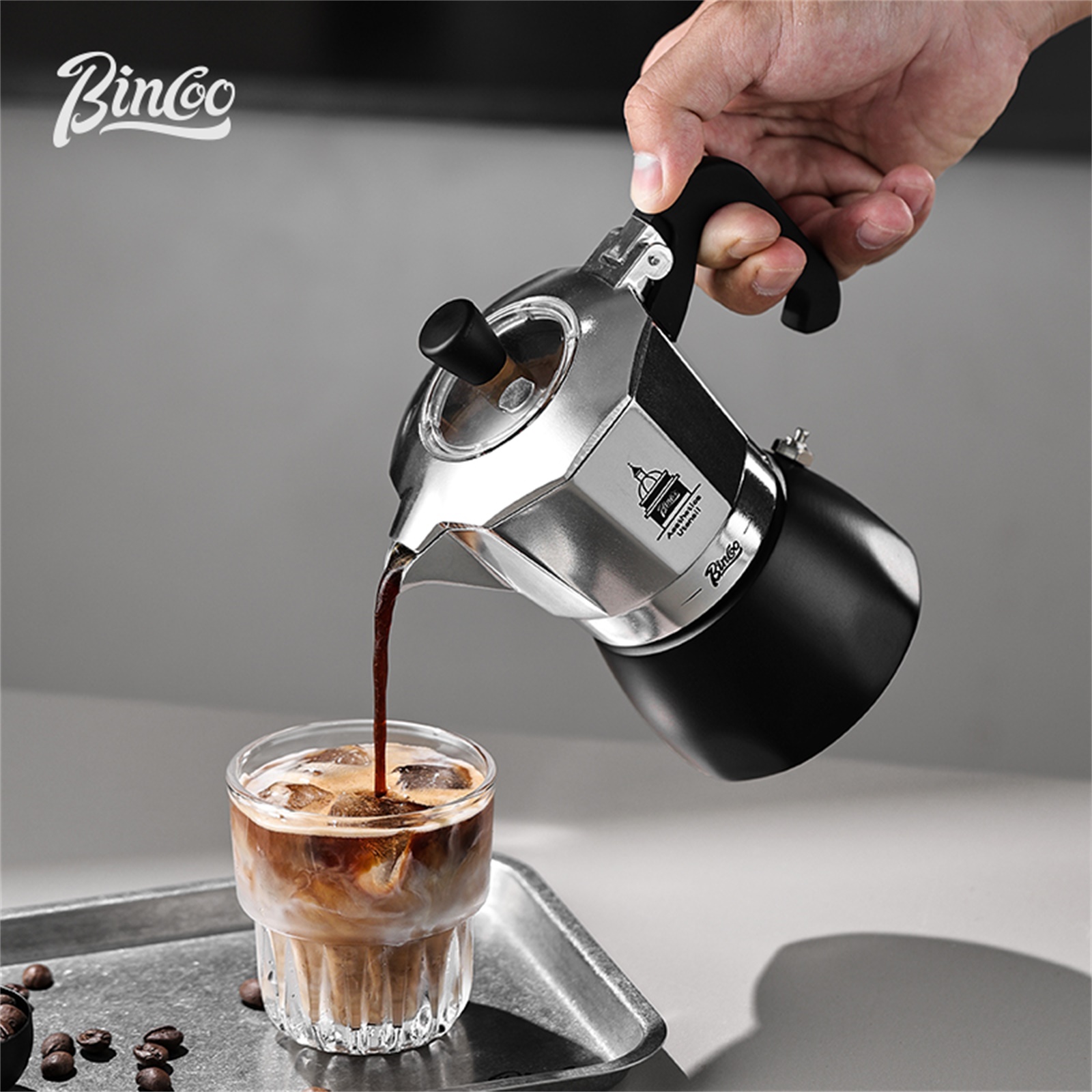 Quality Coffee Equipment - وعاء موكا ذو صمام مزدوج من