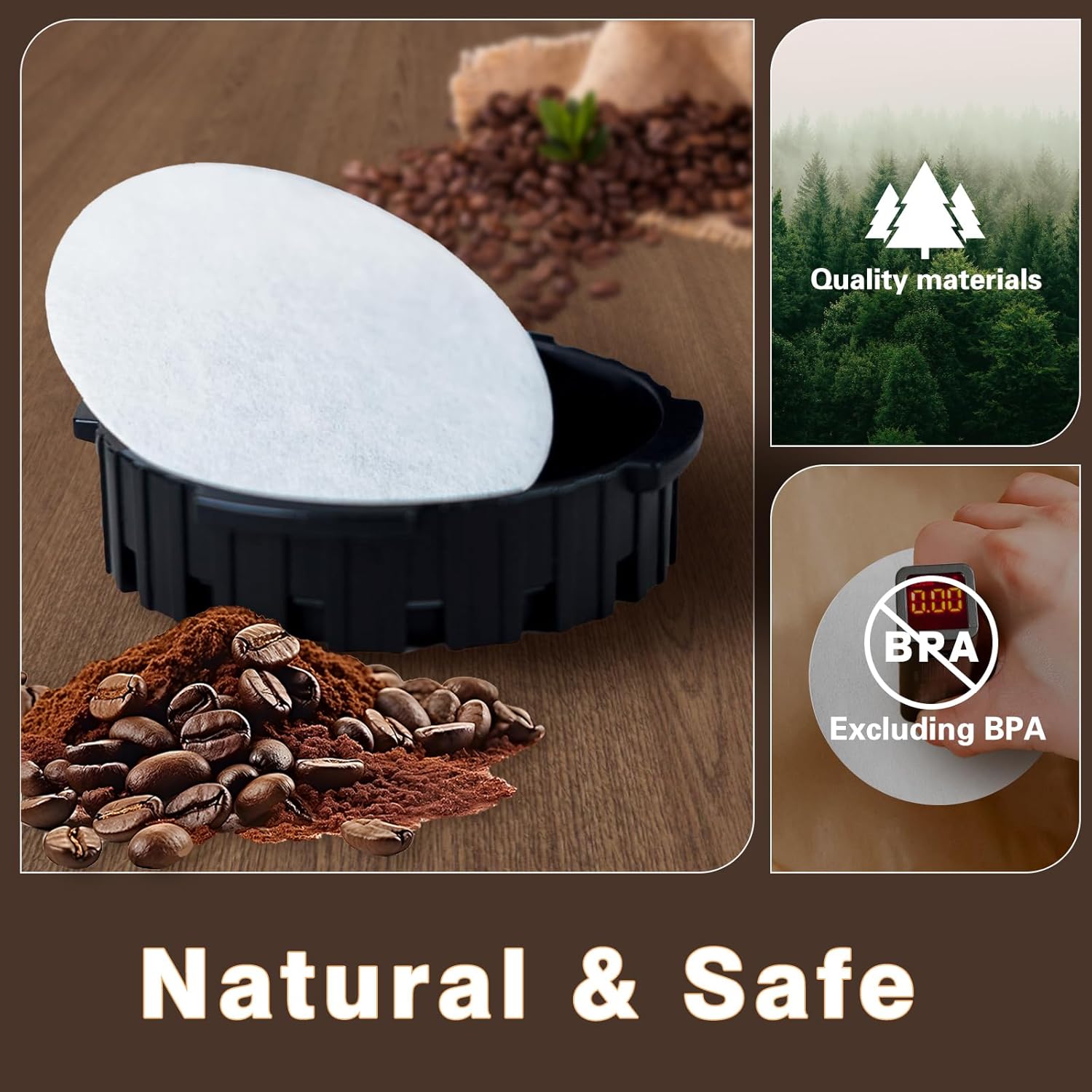 فلاتر قهوة مستديرة، متوافقة مع - مراجعة Quality Coffee Equipment وسعره