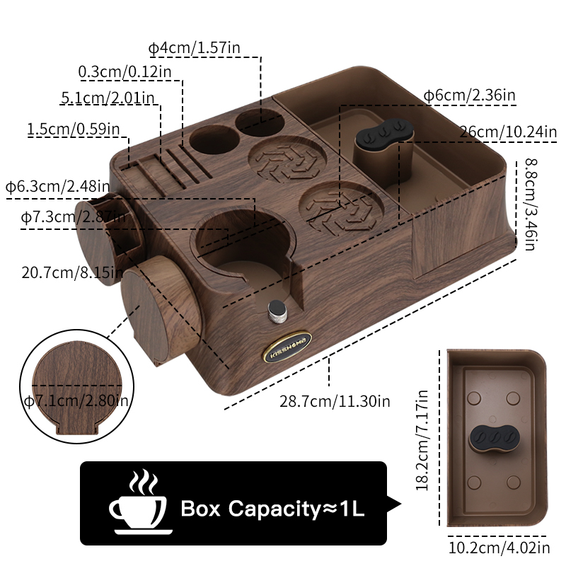 KISSHOME اسبريسو العبث محطة تد - مراجعة Coffee Equipment Holder وسعره