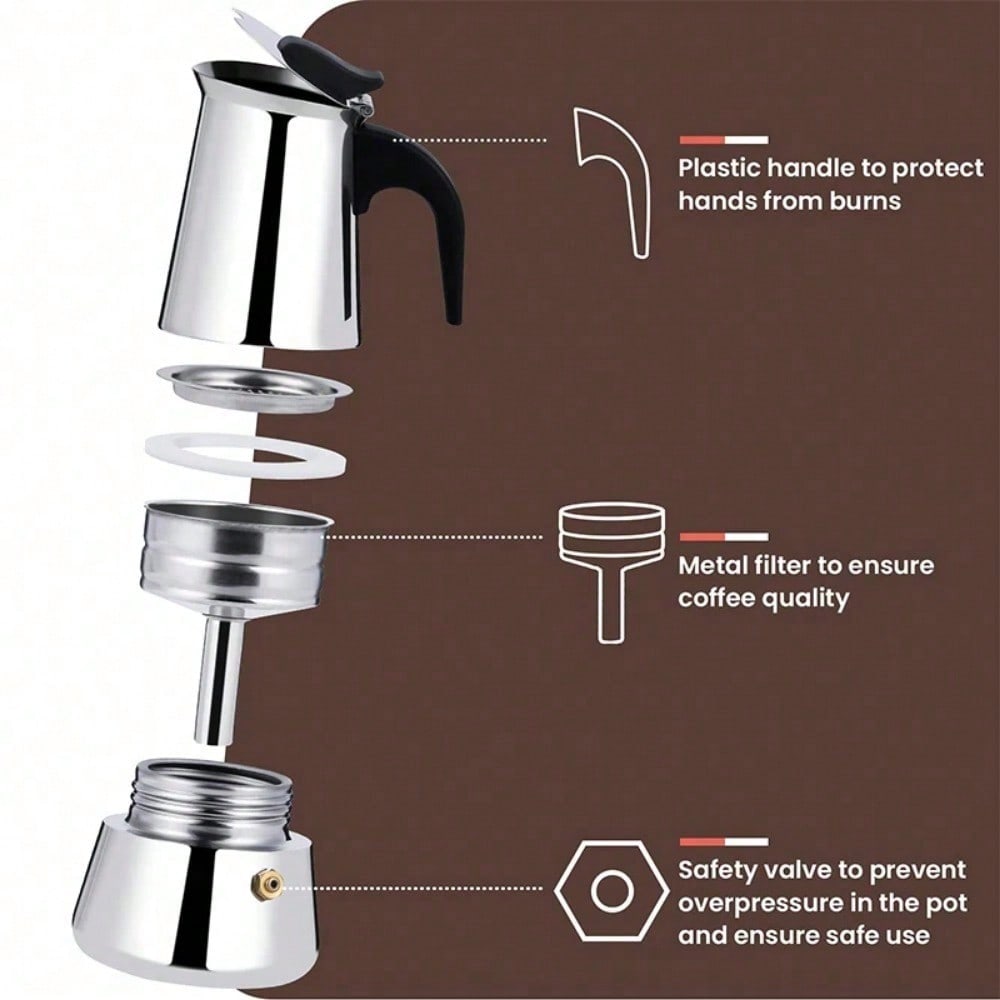 12 كوب صانع القهوة الفولاذ الم - مراجعة Quality Coffee Equipment وسعره
