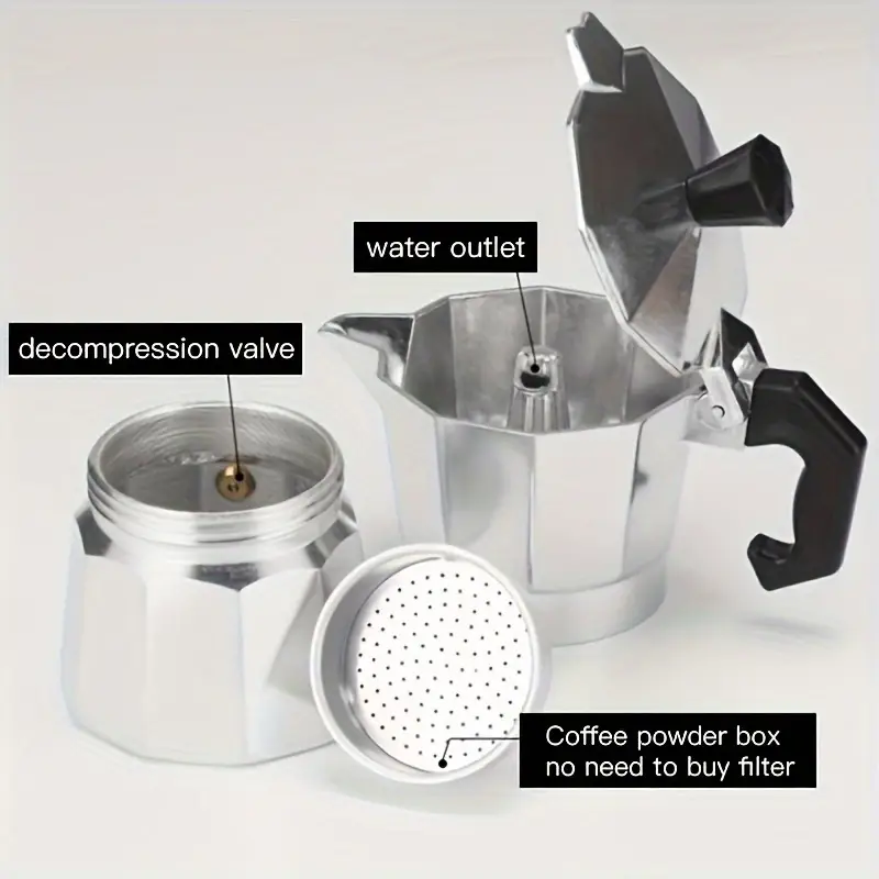 وعاء موكا كلاسيكي من الألومنيو - مراجعة Quality Coffee Equipment وسعره