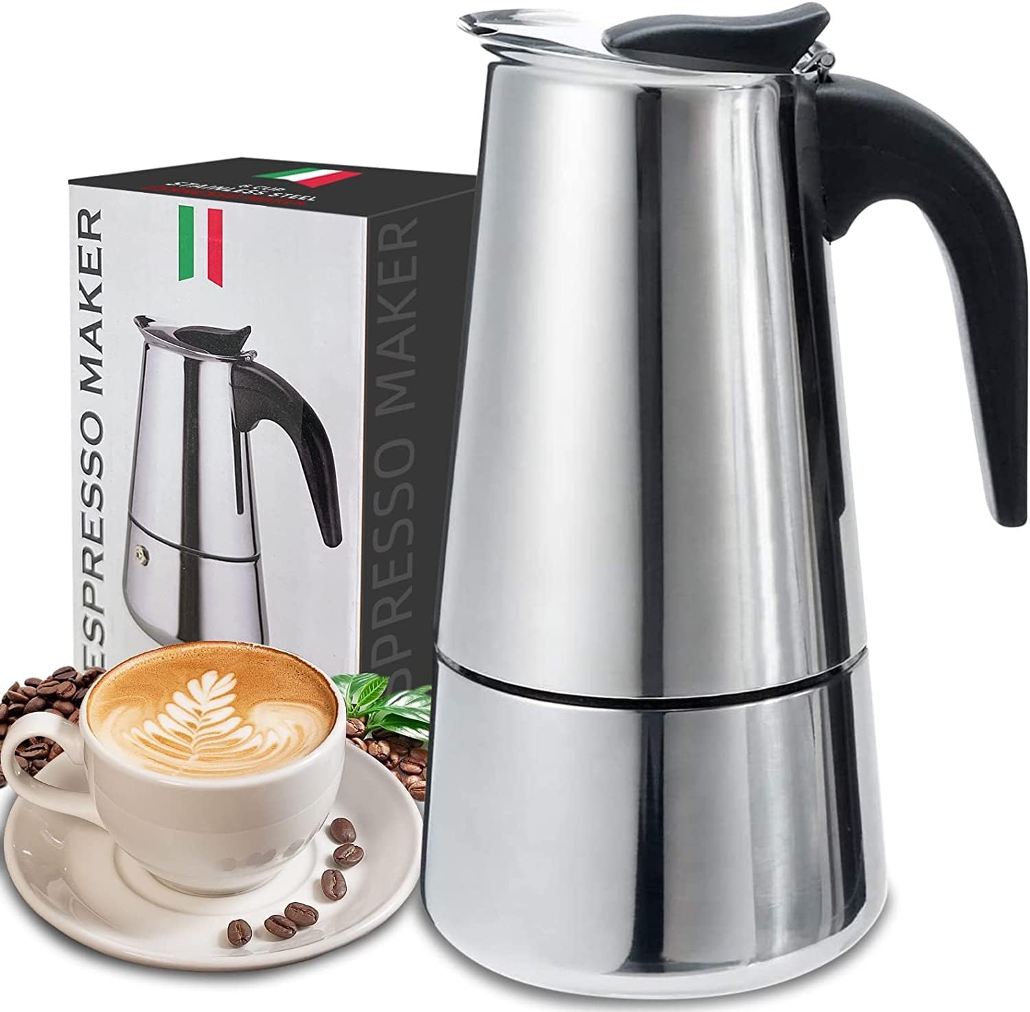 4/أكواب-ماكينة صنع قهوة موكا - مراجعة Quality Coffee Equipment وسعره