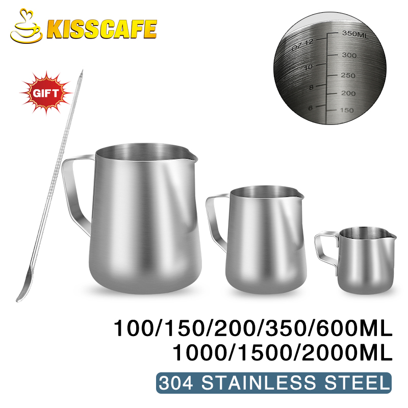إبريق الحليب Frother حاوية من  - مراجعة Quality Coffee Equipment وسعره