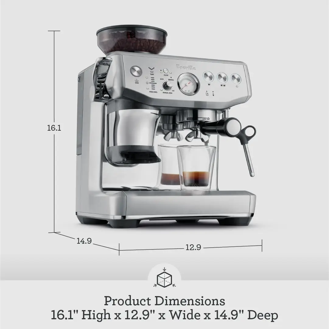 ماكينة إسبريسو بريفيل باريستا  - مراجعة Quality Coffee Equipment وسعره