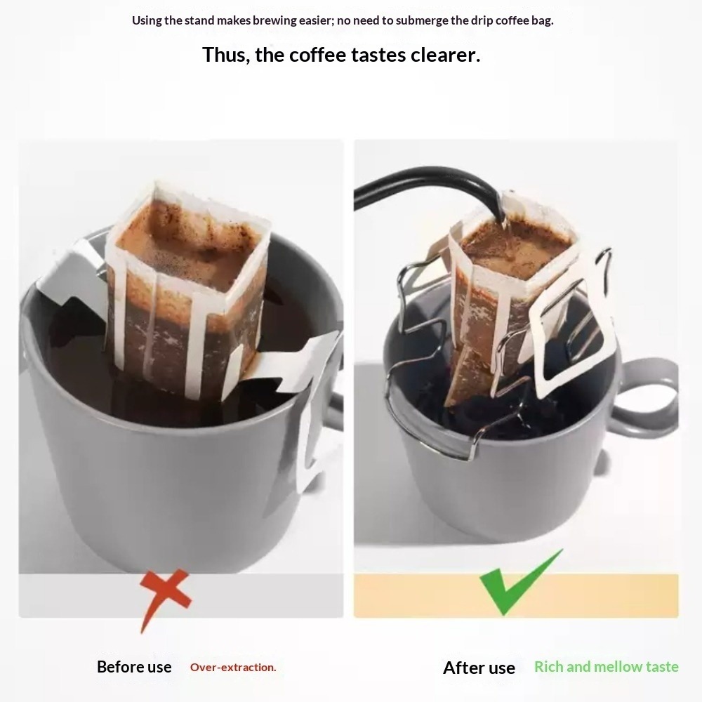 حامل أكياس القهوة من الفولاذ ا - مراجعة Coffee Equipment Holder وسعره