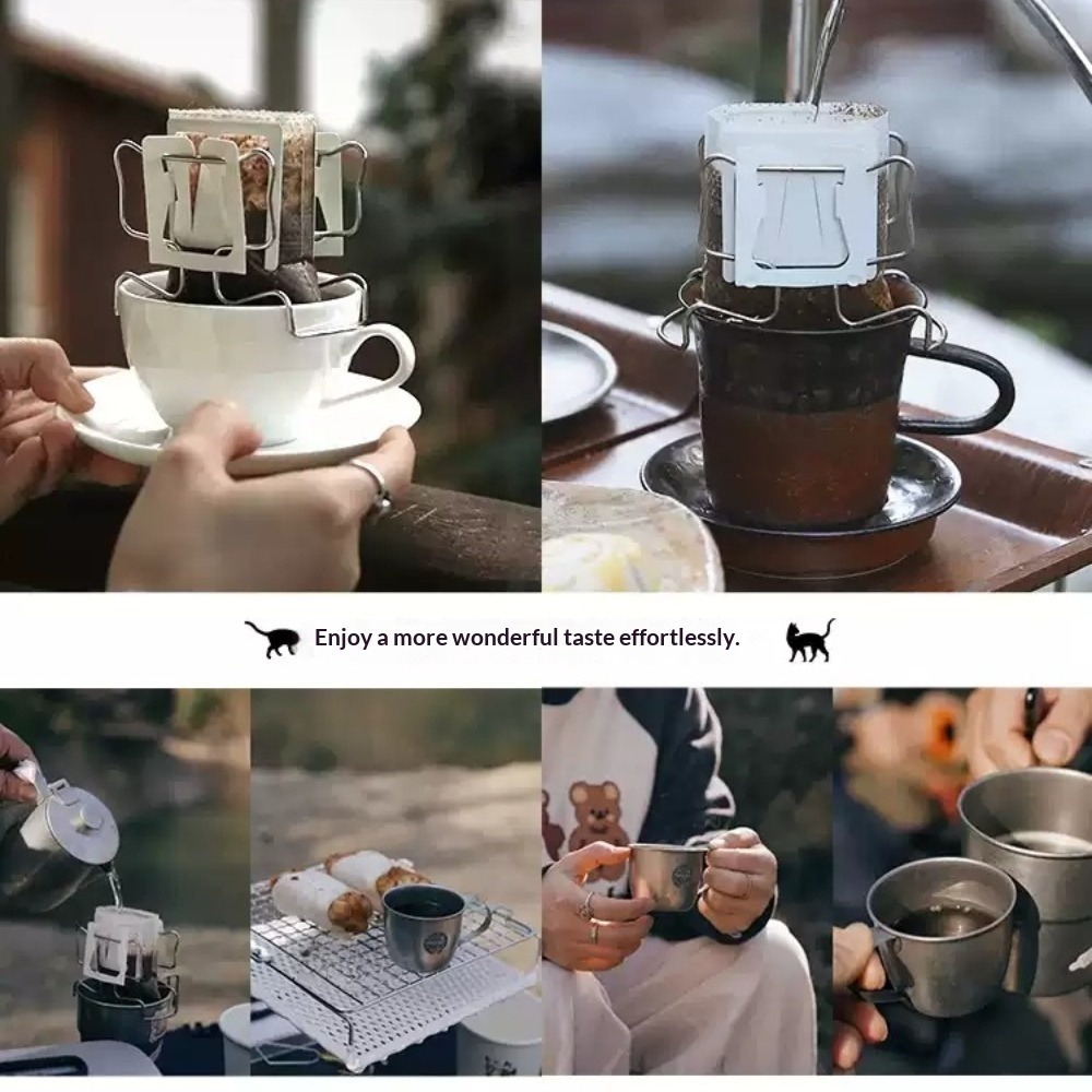 حامل أكياس القهوة من الفولاذ ا - مراجعة Coffee Equipment Holder وسعره